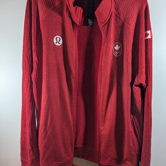 Rare Team Canada LuluLemon Olympics zip up sweater‎ Size Large Historic - Picture 7 of 15